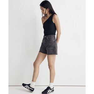 Madewell Relaxed Mid-Length Denim Shorts Bradbrook Wash Nwt Size 30